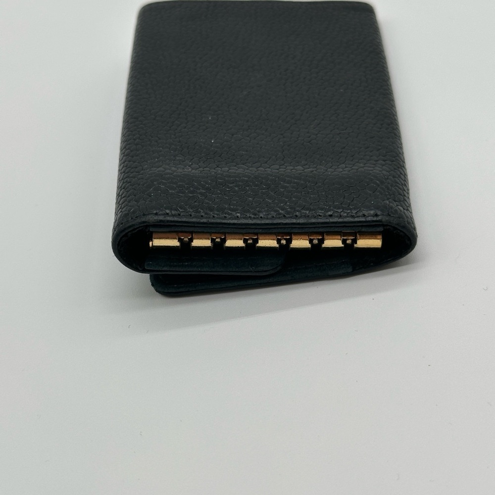 Vintage black leather Chanel key holder/wallet - Picture 7 of 10